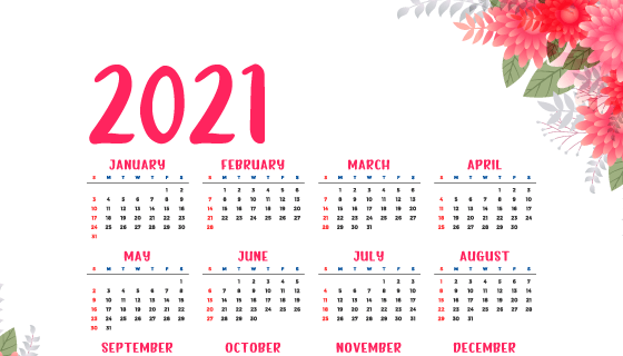 全年2021年日历,带农历2021年全年日历（可直接编辑和打印A4页）